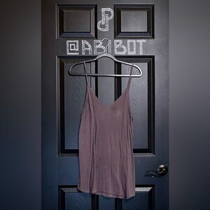Free People Grey Brown Slip Dress